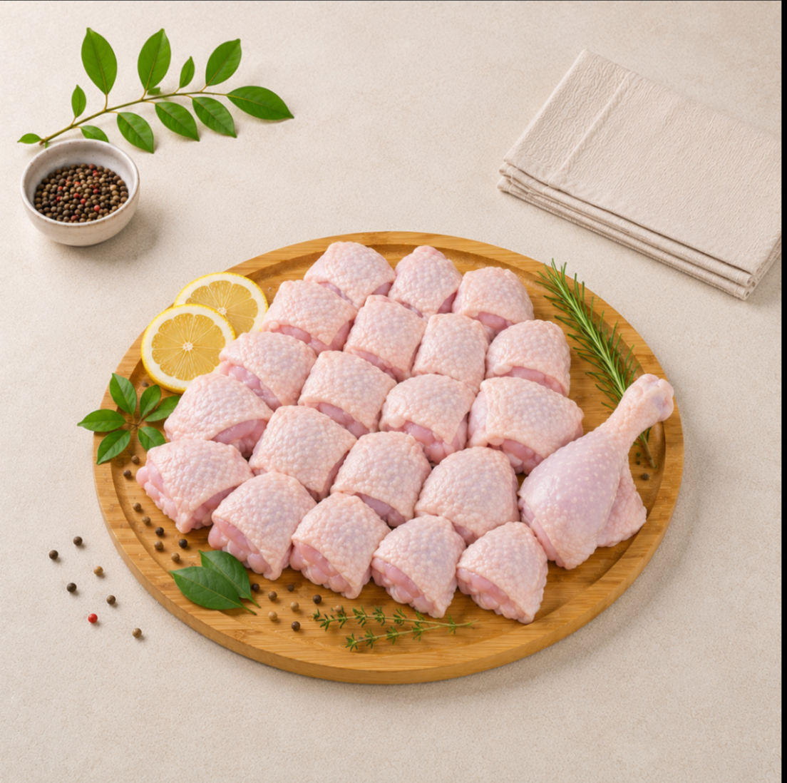 Fresh Chilled Chicken Curry Cut With Skin Medium (60 to 90gms)