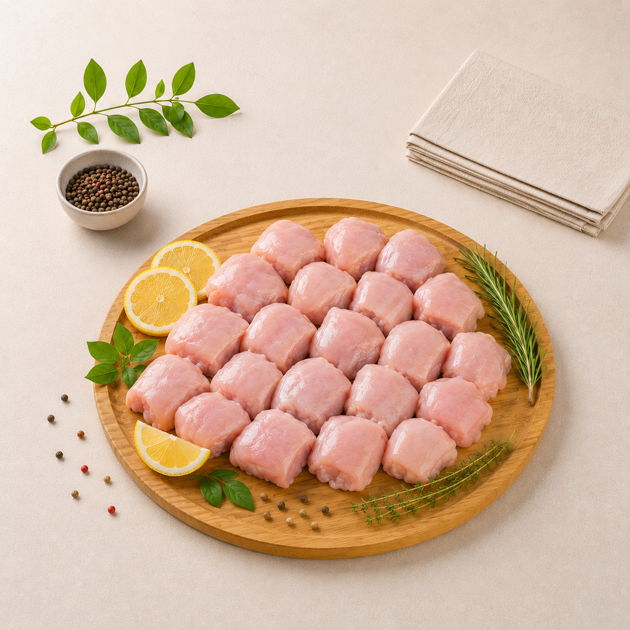 Fresh Chilled Chicken Curry Cut Without Skin Small (30 to 60gms)