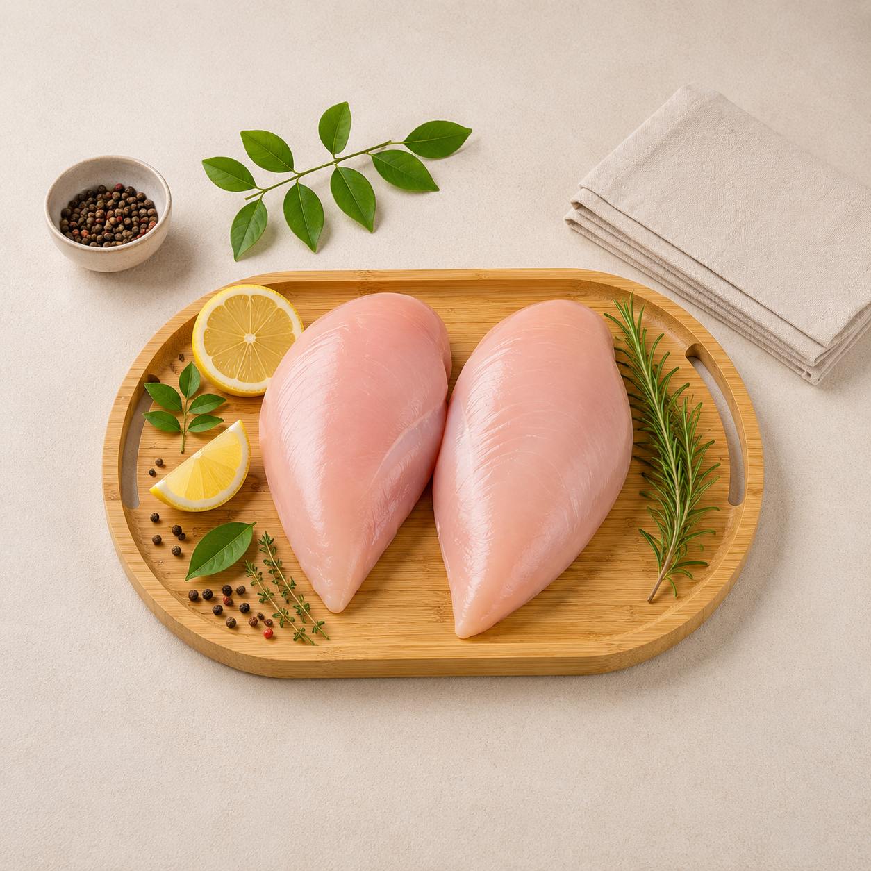Fresh Chilled Chicken Breast Boneless Without Skin