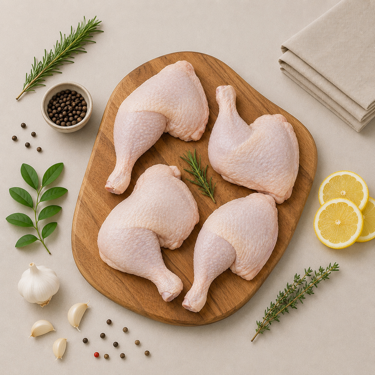 Chicken whole Leg Thighs With skin