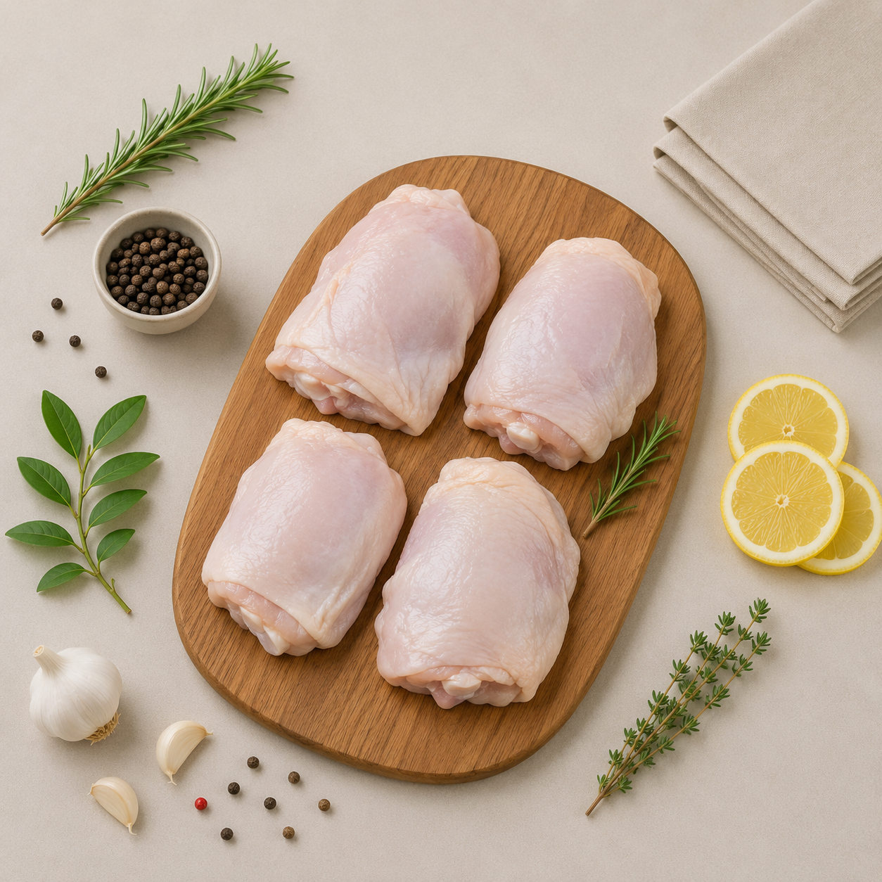 Fresh Chilled Chicken Leg Boneless With Skin