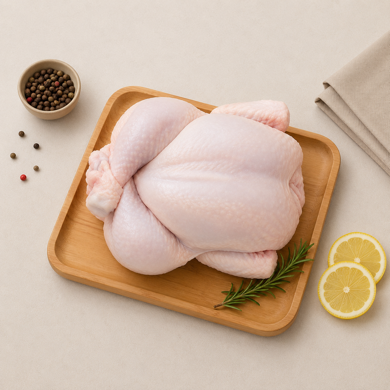 Chicken Whole with skin 1kg to 1.2kg