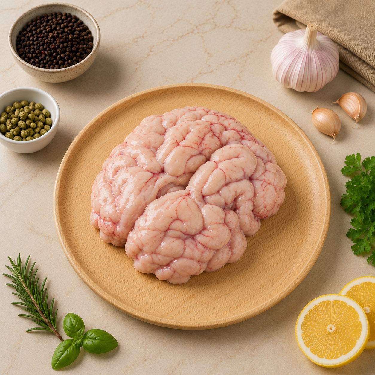 Fresh Mutton Goat Bheja Brain Standard 1 Piece
