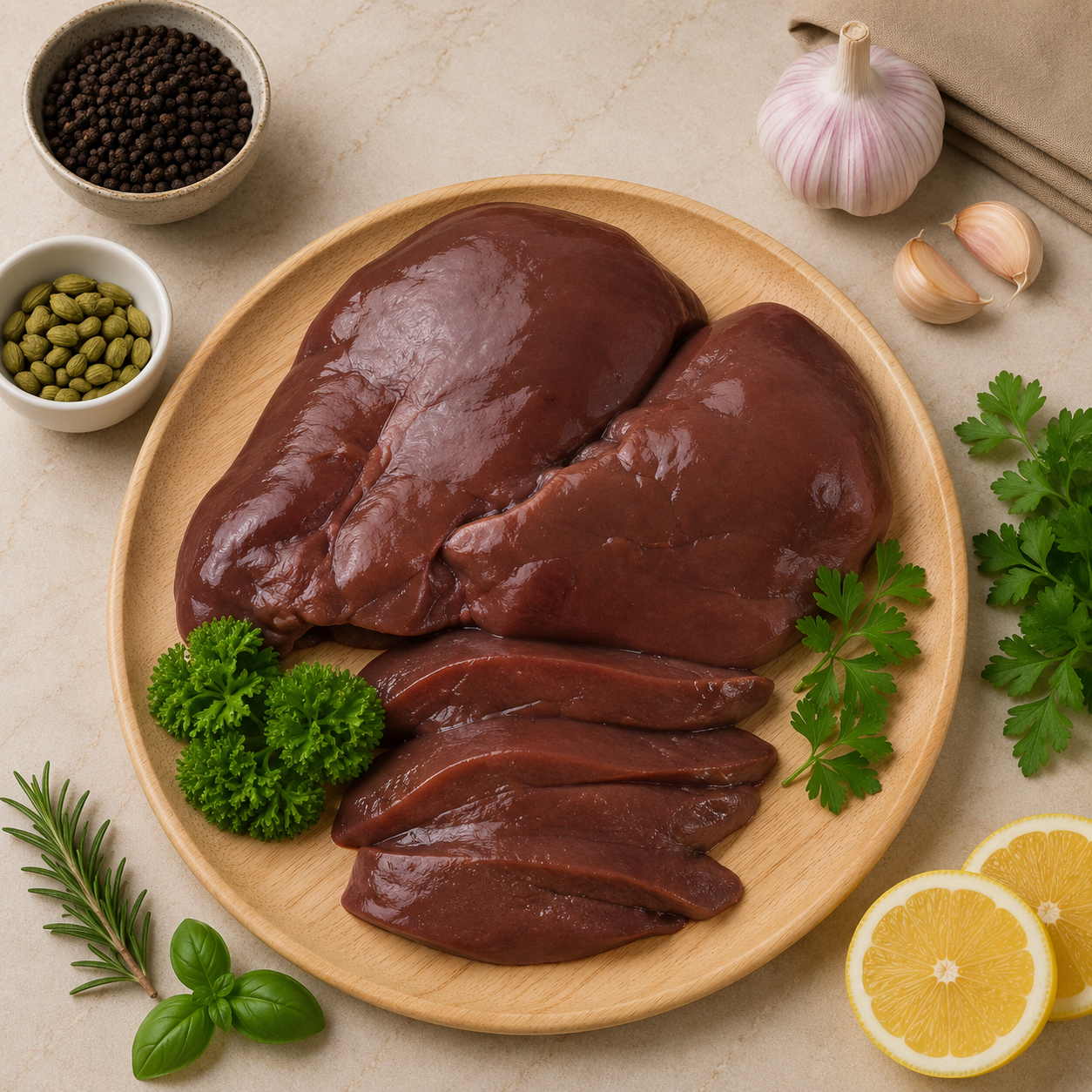 Fresh Mutton Lamb Liver Premium