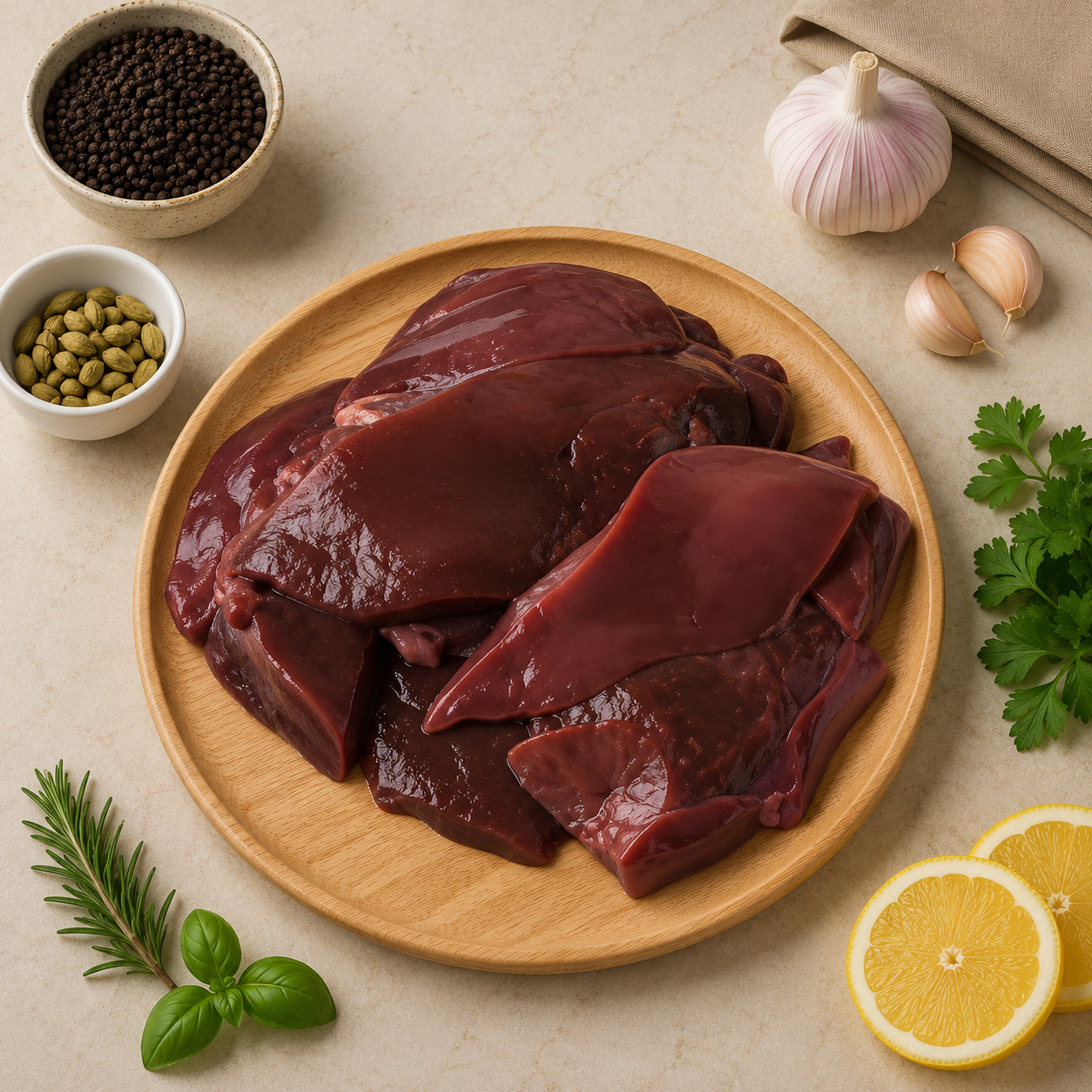 Fresh Mutton Lamb Liver Standard