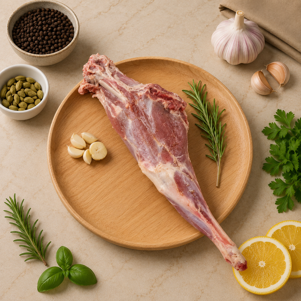 Fresh Mutton Goat Baby Leg Full Standard
