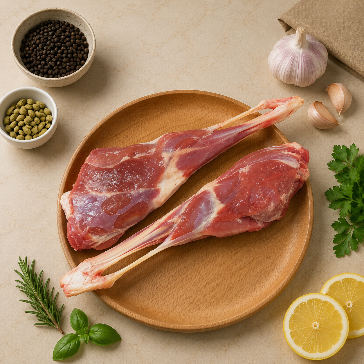 Fresh Mutton Goat Leg Full Premium