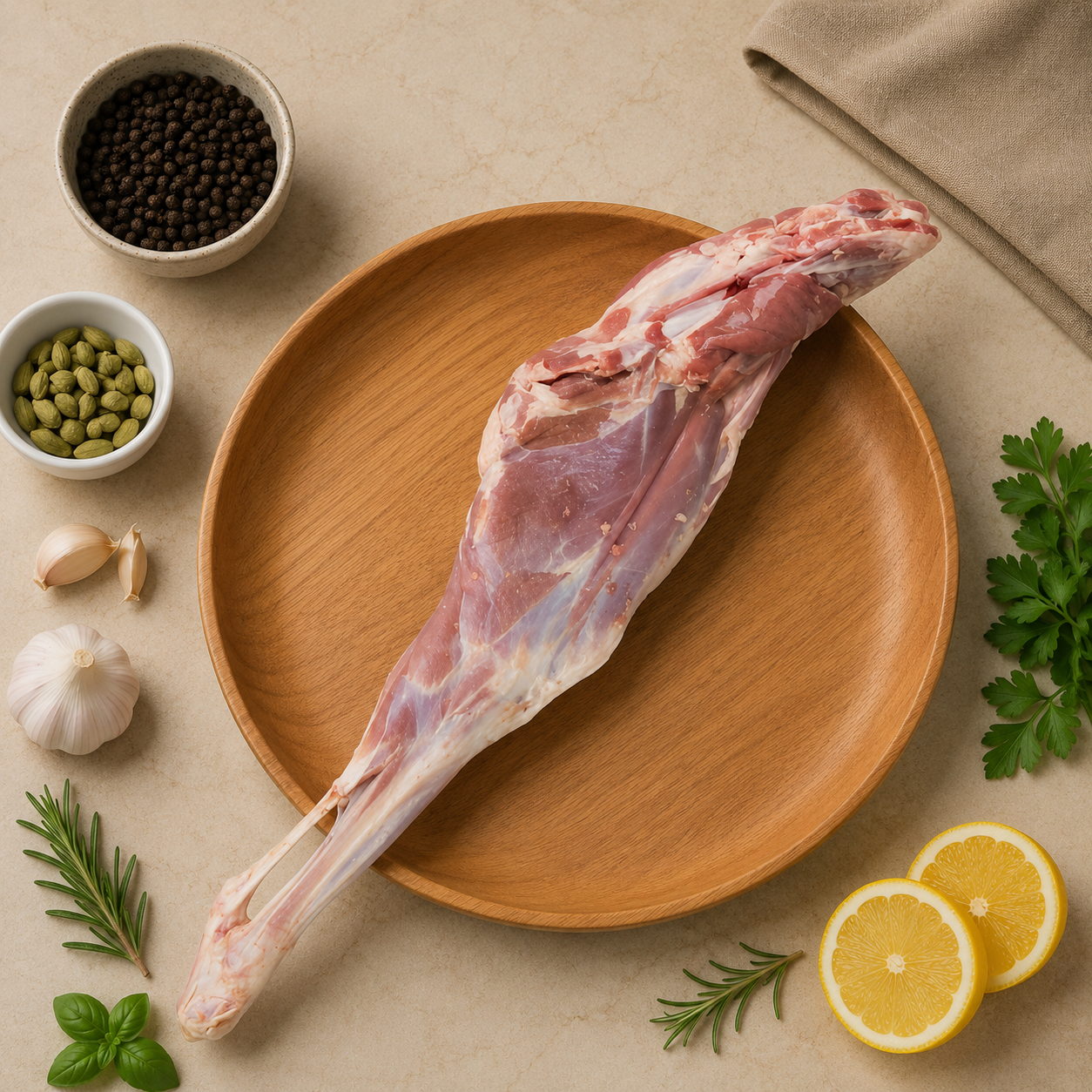 Fresh Mutton Goat Leg Full Standard