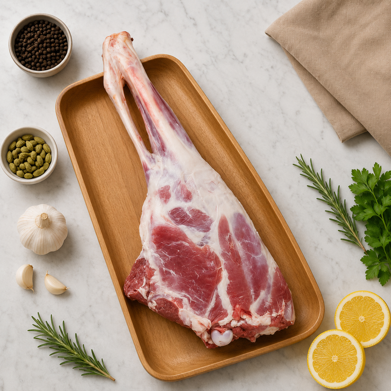 Fresh Mutton Lamb Leg Full Standard