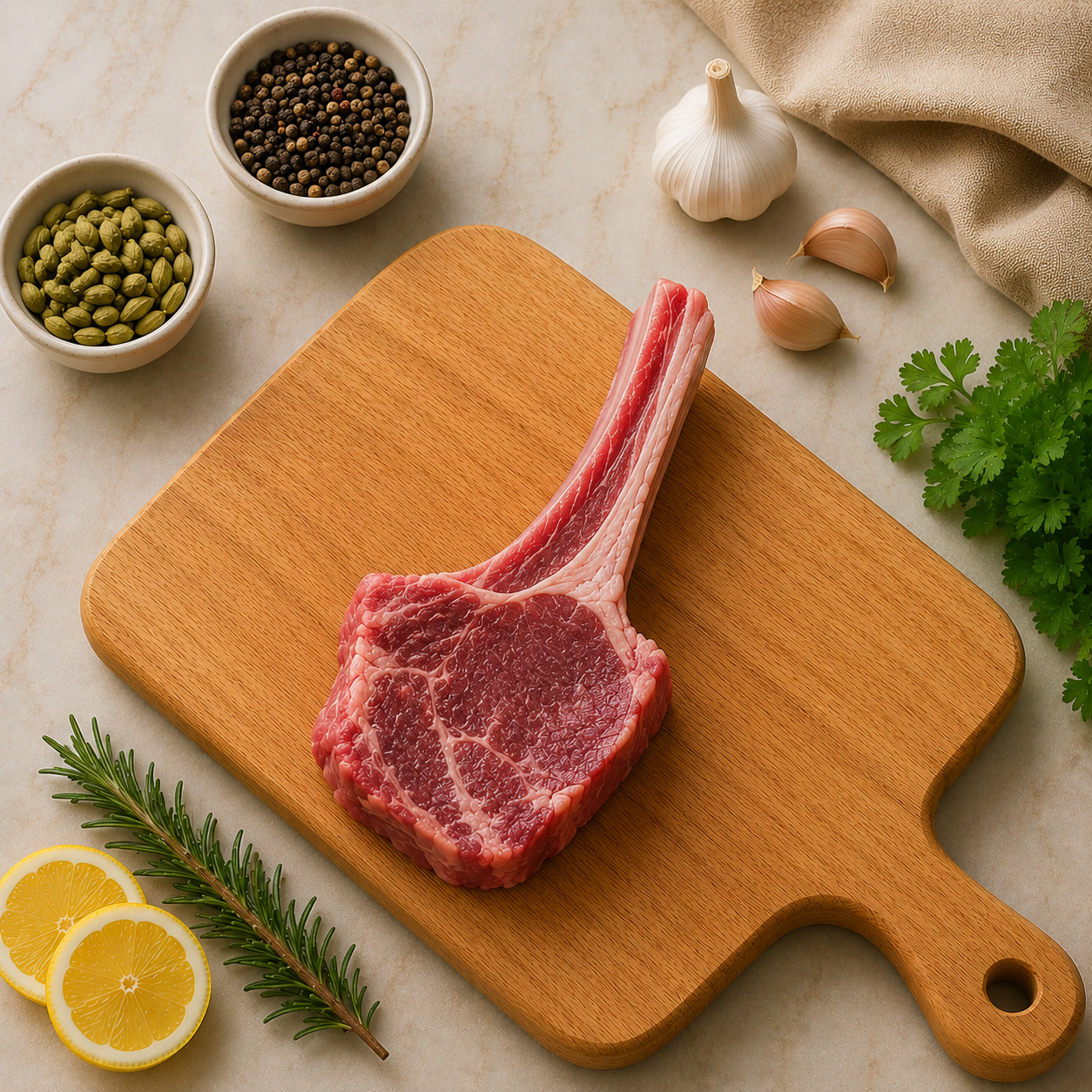 Fresh Mutton Goat Ribs single Chops Premium
