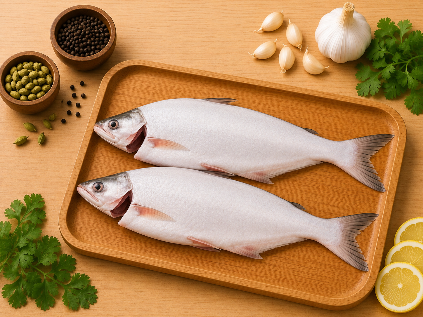 Indian Basa Fish Whole Cleaned