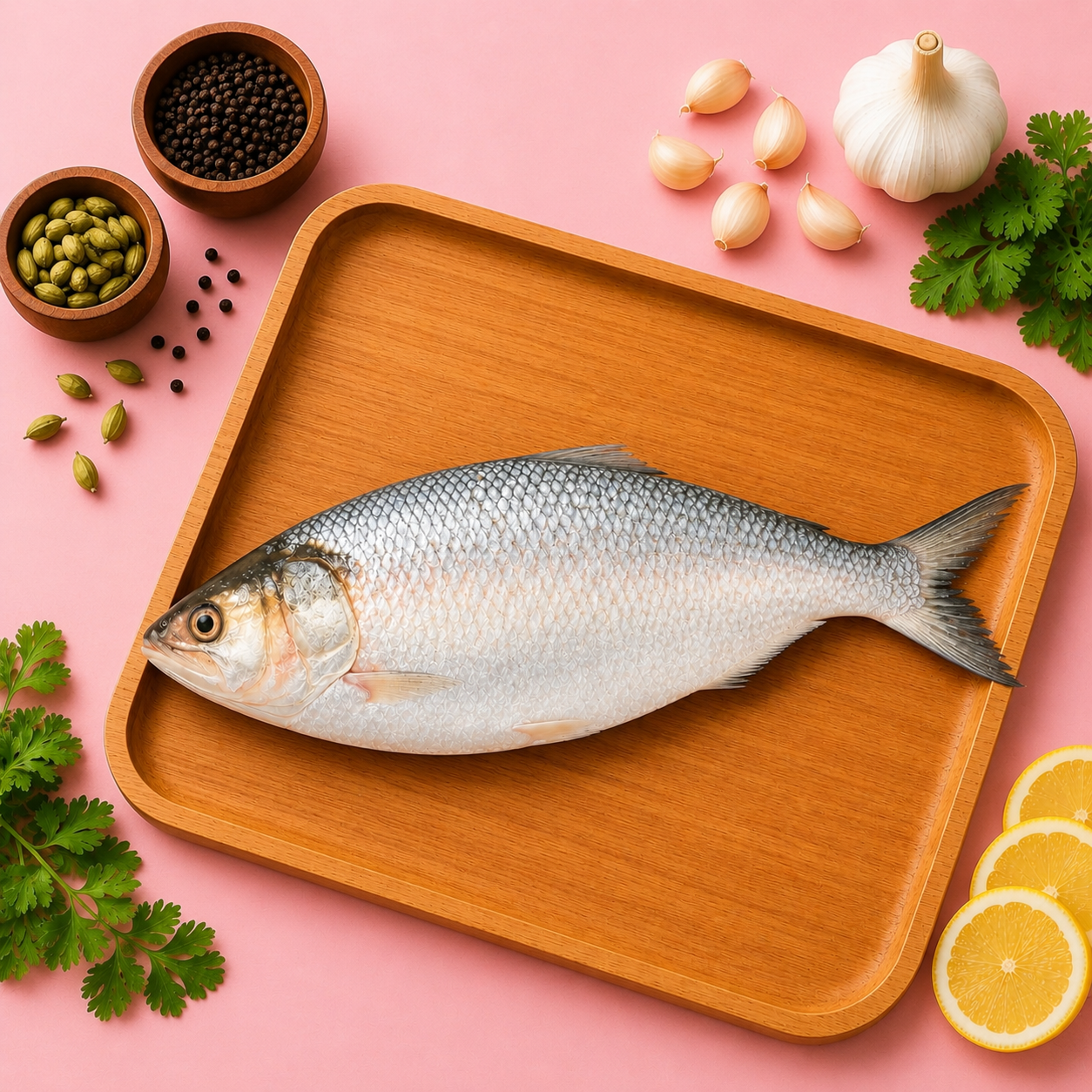 Hilsa Fish Whole Cleaned