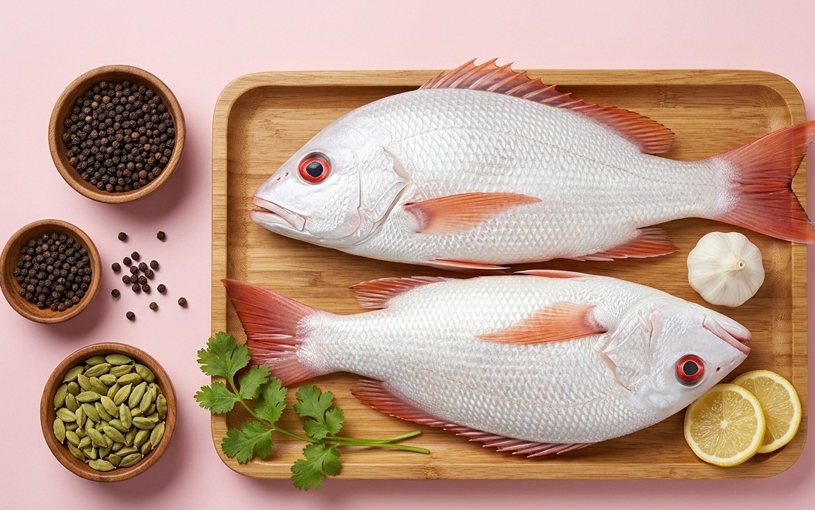 Red Snapper Fish Whole Cleaned