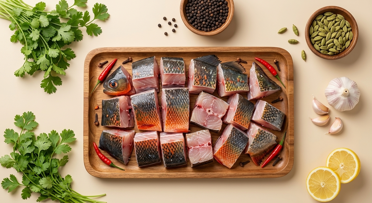Roopchand Fish Cleaned Curry Cut