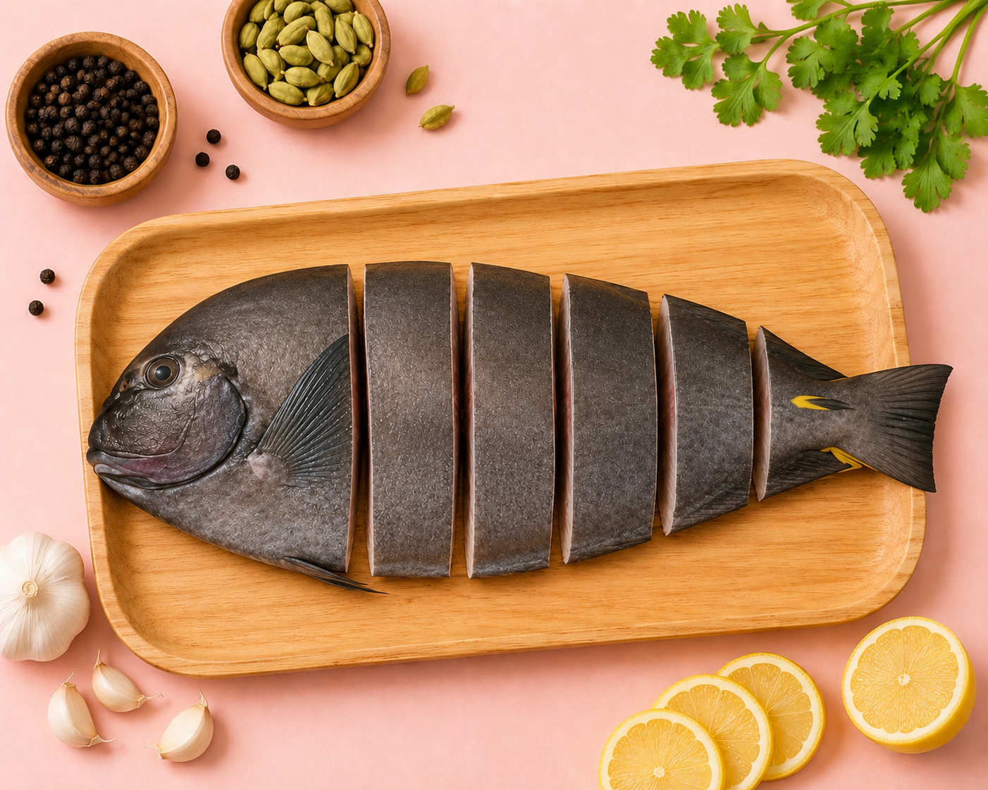 Sole Black Fish Cleaned Curry Cut