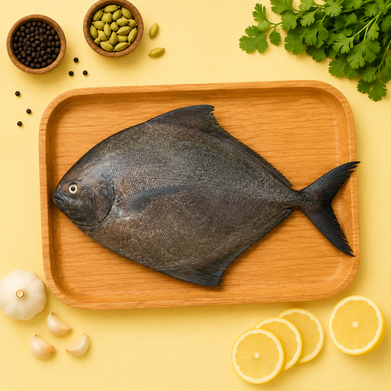 Black Pomfret Fish